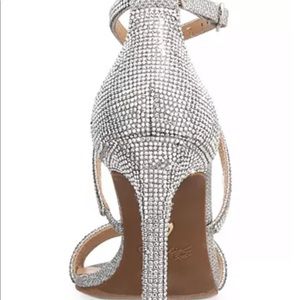 Bling low heel sandal